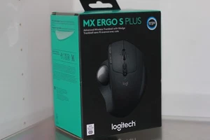 🔥Logitech MX ERGO S PLUS Wireless Trackball Mouse (910-007247) BRAND NEW - Afbeelding 1 van 7