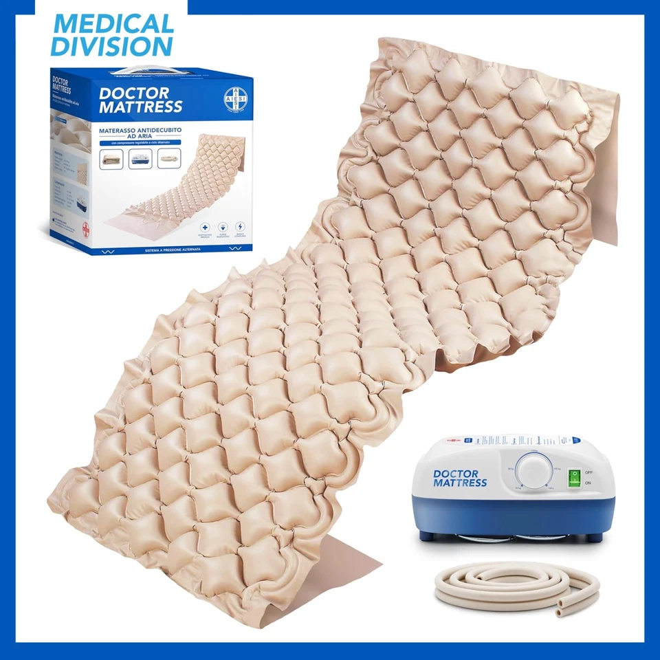 Materasso Antidecubito a bolle d'aria con compressore dinamico a ciclo alternato - Immagine 1 di 4