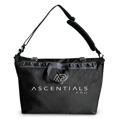 NEW ASCENTIALS PRO HEMISPHERE LARGE 80L TRAVEL GEAR DUFFEL BAG CARBON BLACK - Image 1 of 4