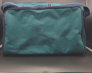 Fisher Price Wickeltasche Retro 90’s Vintage Baby Thermo grün mit ausklappbarer Unterlage - Bild 1 von 18