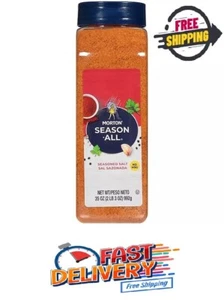 Morton Season-All Seasoned Salt 35 oz. FREE SHIPPING - Picture 1 of 3