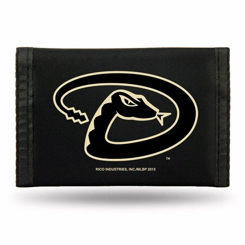 MLB Rico Industries Nylon Trifold Wallet Arizona Diamondbacks Cover