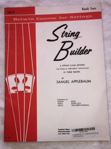 Belwin Streicherkurs Violine Saitenbauer Notenbuch 2 Geige unterrichten - Bild 1 von 1