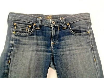 Kasil - Dakota Womens Denim Factory Distressed Six Pocket Jeans Size 27 Foto 1 de 4
