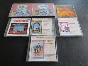 GILBERT & SULLIVAN - Yeomen/Ruddigore/Utopia/Gondoliers - 7 x CD Job lot - Picture 1 of 10