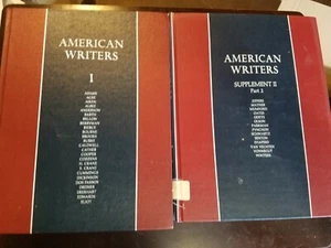 AMERICAN WRITERS Collection of Literary Biographies Vol 1 Supplement 2 hardback - Picture 1 of 12