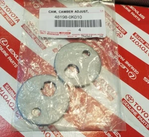 2 x 🔺️Genuine Toyota camber adjust, 481980K010 🔺️ TOYOTA 48198-0K010 - Picture 1 of 3