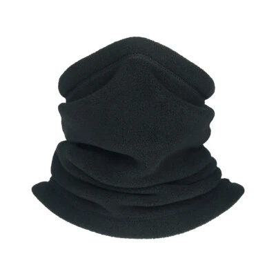 Winter Fleece Adjustable Neck Warmer Gaiter Ski Windproof Half Face Mask Scarf - Image 1 of 4