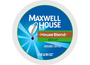 Maxwell House DECAF House Blend Coffee 24 to 192 K cups Pick Any Size FREE SHIP