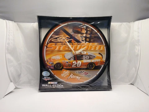 Tony Stewart #20 Home Depot Nascar Wall Clock Wincraft Made In The USA Cover
