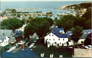 Rockport Harbor From The Old Sloop Rockport Cape Ann Massachusetts Postcard - Picture 1 of 2