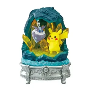 [USA Fast Ship!]  PIKACHU & CARBINK Gemstone Collection by RE-MENT - Picture 1 of 3
