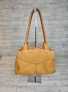Radley London Tan Leather Double Flap Handbag Purse - Picture 1 of 10