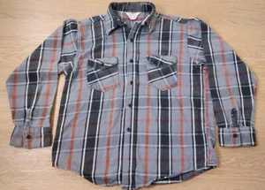 Vintage 1970s FROSTPROOF Shirt Mens Large Sanforized Flannel Thick Cotton USA - Picture 1 of 8