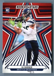 2024 Panini Rookies & Stars AJ BARNER RC RED #103 Seattle Seahawks - Picture 1 of 1
