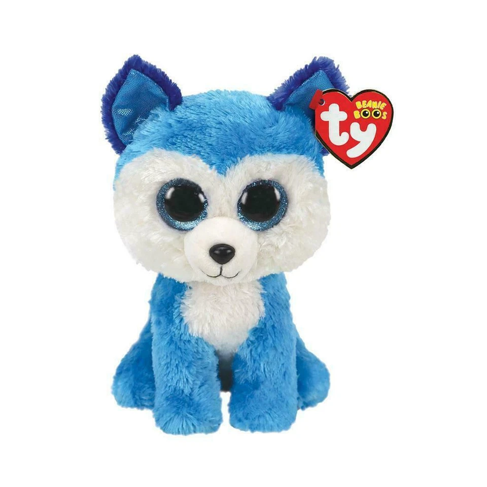 TY BEANIE BOO´S Ty Glubschi´s Beanie Boo´s Hund Husky @ PRINCE @ reg. ca 15 cm NEU