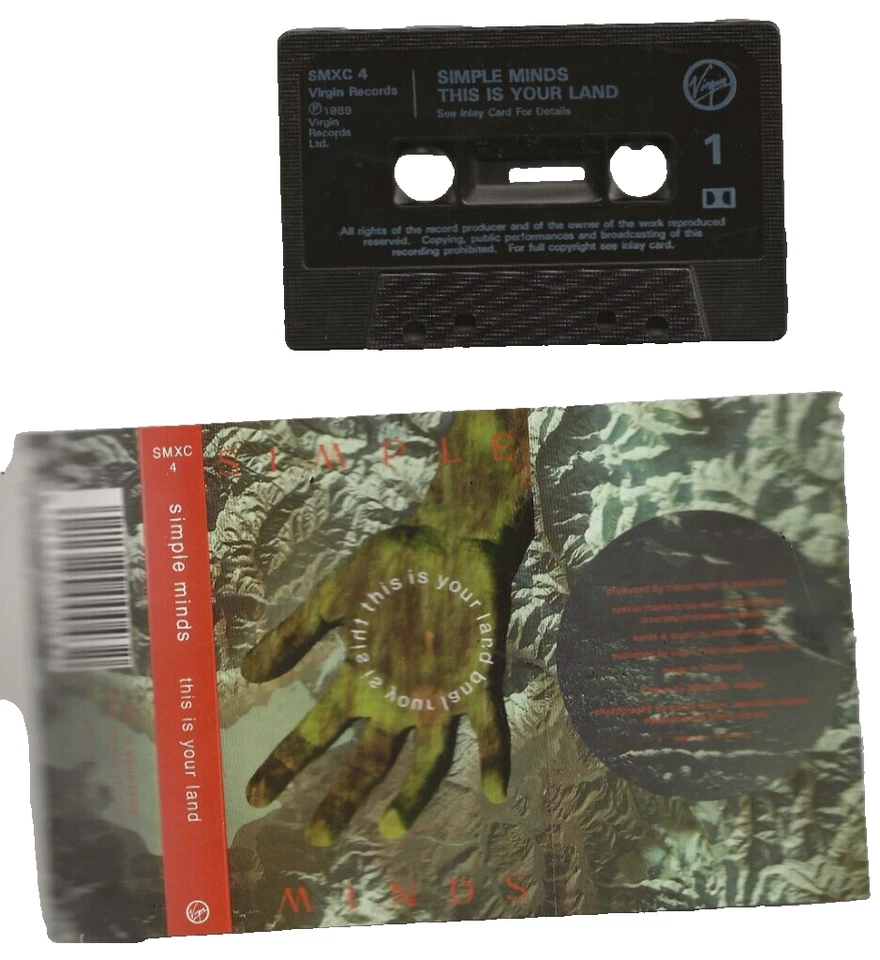 SIMPLE MINDS THIS IS YOUR LAND RARE UK CASSETTE SINGLE, UNPLAYED, MINT - Image 1 of 1