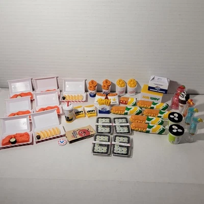 Lote De 38 Zuru Mini Marcas Foodie Comida Rápida Juguetes Mixtos TGIF Subway Sonic Series1 Foto 1 de 4
