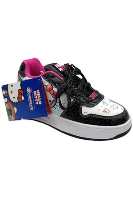 HEELYS Women's Kama Wheeled Heel Sneakers Black/White/Pink - Image 1 of 3