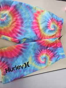 Boy’s Hurley Tie-Dye Swim Trunks Size M 10/12 Beach Wear Board Shorts Swimming - Picture 1 of 7