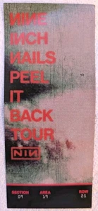 Nine Inch Nails Peel It Back Tour 2025 Promo Ticket Handbill 3” X 7” - Picture 1 of 2