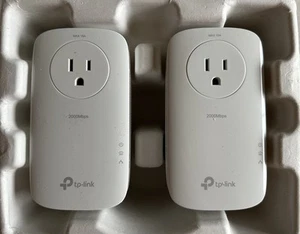 TP-Link AV2000 Powerline Adapter 2 Gigabit Ports TL-PA9020P 2 Pack - Picture 1 of 2