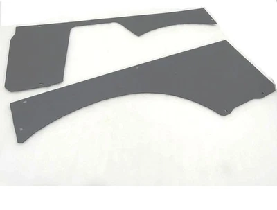 Panel de puerta interior trasero techo rígido gris vinilo apto para Suzuki Samurai SJ410 SJ413 Foto 1 de 2