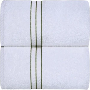 Turkish Cotton Ultra-Plush 2-Piece Bath Towel Set, Towels for Shower, Bathroo... - Picture 1 of 4