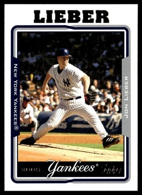 2005 Topps Jon Lieber New York Yankees #149 - Image 1 of 2