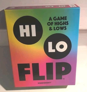 HI LO FLIP Kartenspiel von Gamewright 100% KOMPLETT Brettchip 2020 KOSTENLOSER VERSAND - Bild 1 von 24