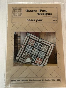 Bear Paw Designs Bear Paw Quilt Pattern 8919 - Picture 1 of 10