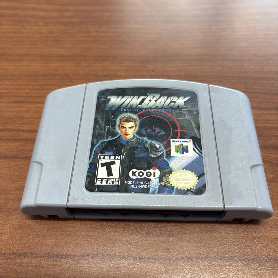 Winback Covert Operations Nintendo 64 N64 Cartridge Authentic Tested Working - Image 1 of 3