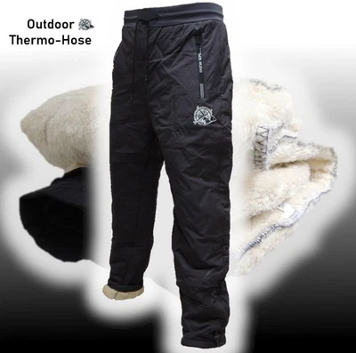 Outdoor Thermo-Hose Herren Wetterfest  Warm Atmungsaktiv Herbst-Winter Z-6844K - Bild 1 von 4