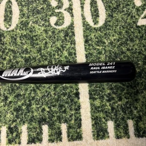 Autografiado Raúl Ibanez, Seattle Mariners Max Bat, Juego Usado? - Imagen 1 de 8