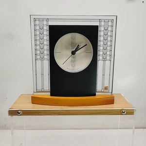 BULOVA Frank Lloyd Wright Design Clock, Glasner House - Picture 1 of 12