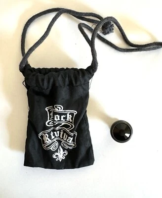 Rock Revival Replacement Button Black Crystal with Black Metal Trim - Image 1 of 4