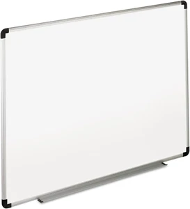 UNV43723 36 In. X 24 In. Modern Melamine Dry Erase Board - White Surface, Alumin - Picture 1 of 8