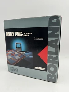 Vintage Reflex Plus The Database Manager For Macintosh Borland - Picture 1 of 2