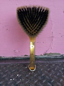 Vintage Brush Made By Swank In West Germany Genuine Walnut Rare w/ Metal Handle - Picture 1 of 8