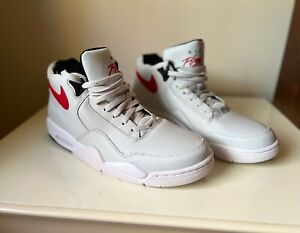 Nike Flight Legacy BQ4212-004 Red White Gray Men`s Basketball Shoes. Size 12 US
