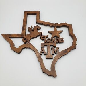 Wood One Size NCAA Legacy Texas A&M Aggies Wood Plank Hanging Sign 10x5 