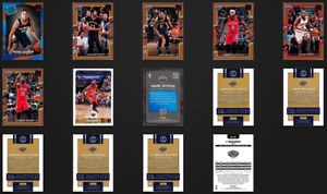 New Orleans Pelicans 7 Cards Lot 2017-18 Anthony Davis Jrue Holiday Cousins More