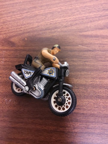CHiPs Officer on Motorcycle Vintage Cover