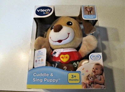 VTech Baby Cuddle and Sing Puppy, 3+months, Attaches Easily to Crib Crib - Image 1 of 4