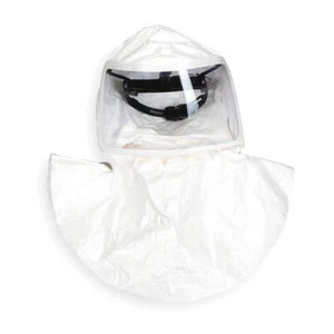 MSA 10083382 Double Bib Hood,White,PK4 2YRE3 - Picture 1 of 2
