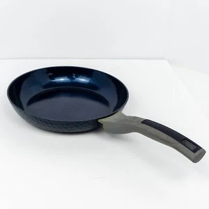 IKO Diamond Ceramic Non Stick 9 1/2 in Frying Pan Skillet Blue - Picture 1 of 21