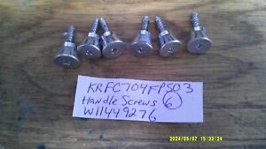 W11449276 Kitchenaid/Whirlpool refrigerator door handle pins set of 6