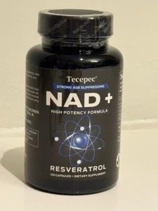  NAD Resveratrol 120 capsules Supplement with Nicotinamide Riboside Plus   - Picture 1 of 3