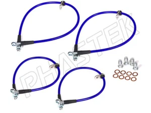 Fits 2010-2015 CAMARO "SS" :: RST BRAKE LINES UPGRADE IN BLUE :: - Picture 1 of 3