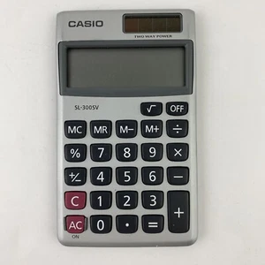 Casio SL-300SV Basic Calculator - Silver - No Box - Picture 1 of 2